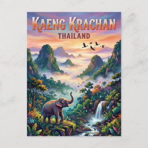 Kaeng Krachan Nationalpark Thailand Postkarte