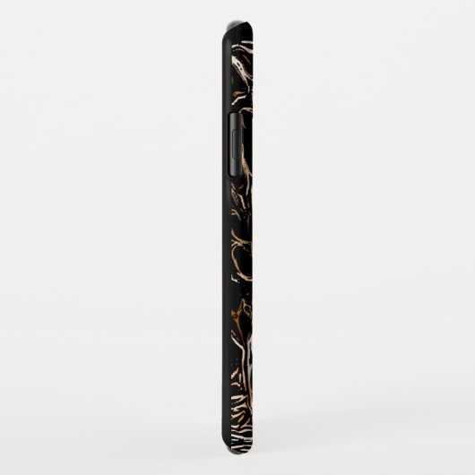 Käetahs-Wildkatze im Waldholzeffekt Case-Mate iPhone Hülle (Hinten/Rechts)