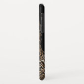 Käetahs-Wildkatze im Waldholzeffekt Case-Mate iPhone Hülle (Hinten/Links)