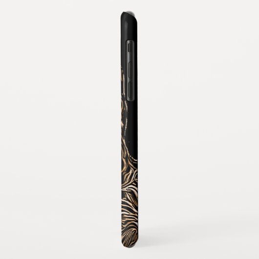 Käetahs-Wildkatze im Waldholzeffekt Case-Mate iPhone Hülle (Hinten/Links)