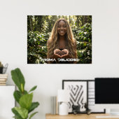 KAFEE - DELIZIÖSER DUFT POSTER (Heimbüro)