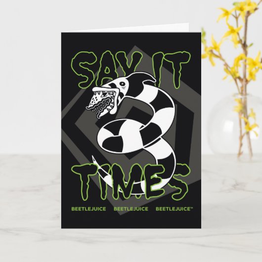 Käfer | 3-mal sagen karte (Gelbe Blume)