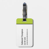 Käfer | Adam & Barbara Beängstigend Gepäckanhänger (Rückseite vertikal)