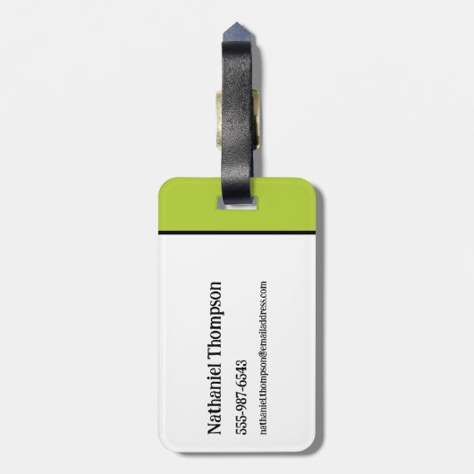 Käfer | Adam & Barbara Beängstigend Gepäckanhänger (Rückseite vertikal)