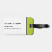 Käfer | Adam & Barbara Beängstigend Gepäckanhänger (Rückseite horizontal)