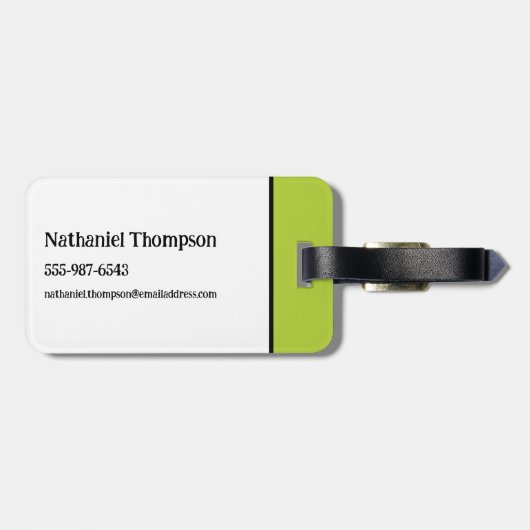 Käfer | Adam & Barbara Beängstigend Gepäckanhänger (Rückseite horizontal)