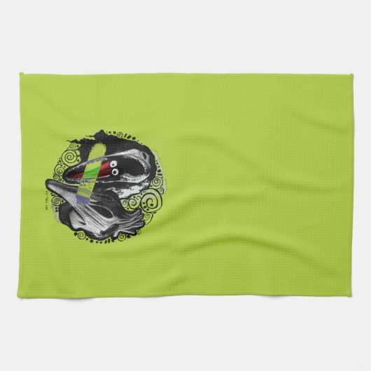 Käfer | Adam & Barbara Beängstigend Geschirrtuch (Horizontal)