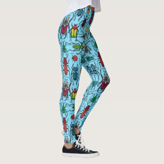 Käfer auf blau leggings (Rechts)