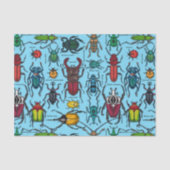 Käfer auf blau seidenpapier (Vorderseite)