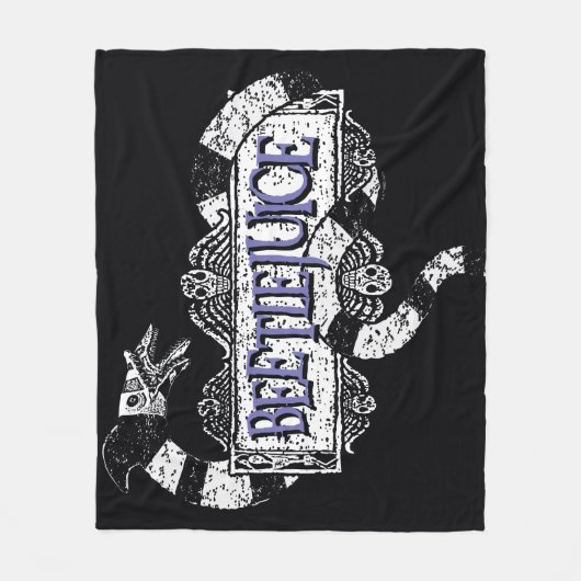 Käfer | Auf dem Beetlesaflogo eingepackter Sandwur Fleecedecke (Vorderseite)