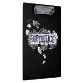 Käfer | Auf dem Beetlesaflogo eingepackter Sandwur Klemmbrett (Rechts)