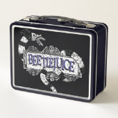 Käfer | Auf dem Beetlesaflogo eingepackter Sandwur Metall Brotdose (Rückseite)