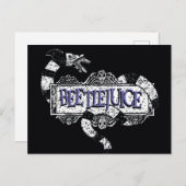 Käfer | Auf dem Beetlesaflogo eingepackter Sandwur Postkarte (Vorne/Hinten)