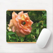 Käfer auf einer Rose Mousepad (Mit Mouse)