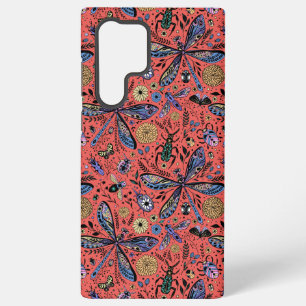 Käfer auf korallenrot samsung galaxy hülle