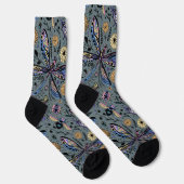 Käfer auf Slater-Grau Socken (Rechts)