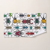 Käfer auf weiß badhandtuch set (Handtuch)