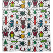 Käfer auf weiß duschvorhang (Vorderseite)