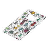 Käfer auf weiß geldbeutel flaschenöffner (Rückseite Schrägansicht)