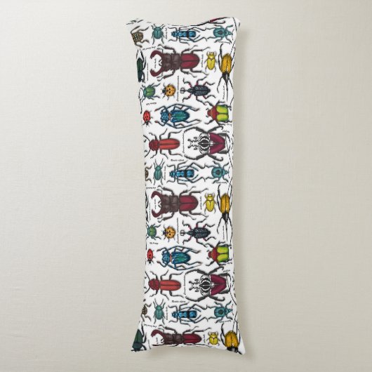 Käfer auf weiß seitenschläferkissen (Vorderseite Vertikal)