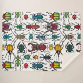Käfer auf weiß sherpadecke (Vorderseite (Horizontal))