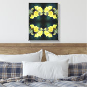 Käfer auf Wild-Mullein-Blume Abstrakt Leinwanddruck (Insitu (Schlafzimmer))