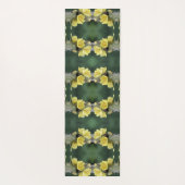 Käfer auf Wild-Mullein-Blume Abstrakt Yogamatte (Rückseite)