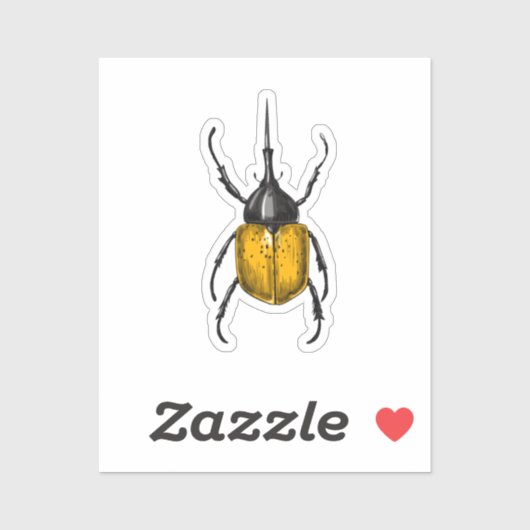 Käfer Aufkleber (Blatt)