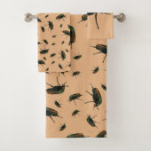 Käfer-Badehandtücher - Personalisierte Waschtuch Badhandtuch Set (Insitu)