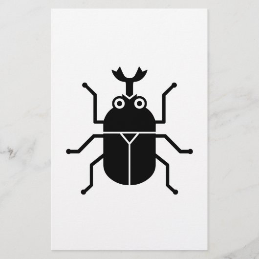 Käfer Briefpapier (Vorderseite)