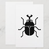 Käfer Briefpapier (Vorne/Hinten)