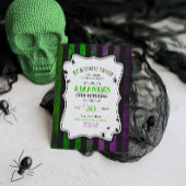 Käfer-Bug Halloween-Einladung, Macabre Einladung