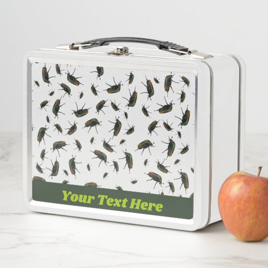 Käfer-Bug-Lunch-Box - Optionale Personalisierung Metall Brotdose (Beispiel)