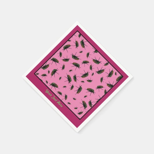 Käfer Bug Paper Napkin Serviette (Ecke)