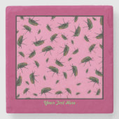 Käfer-Bug-Stone-Untersetzer Steinuntersetzer (Vorderseite)