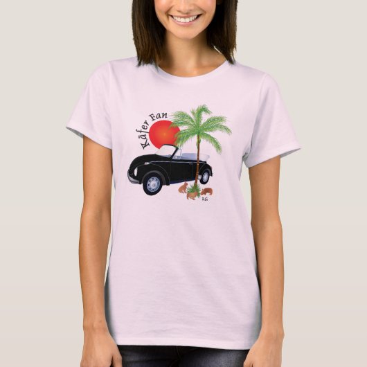 Käfer Cabrio T-Shirt (Vorderseite)