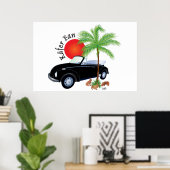 Käfer Cabriolet 1972 Poster (Heimbüro)