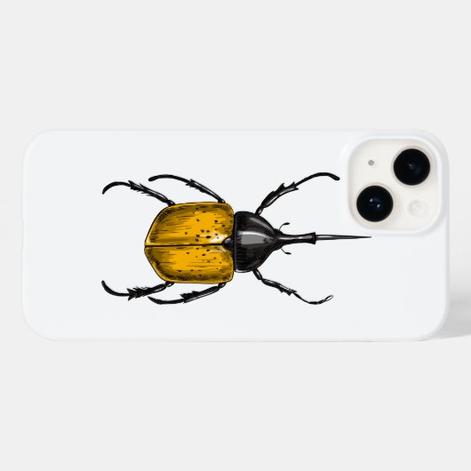 Käfer Case-Mate iPhone Hülle (Rückseite (Horizontal))