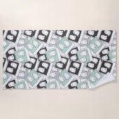 Käfer | Chibi Lydia Ghost Fotografie Strandtuch (Vorderseite)