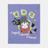 Käfer | Chibi Lydia "Seltsam und ungewöhnlich" Fleecedecke (Vorderseite)