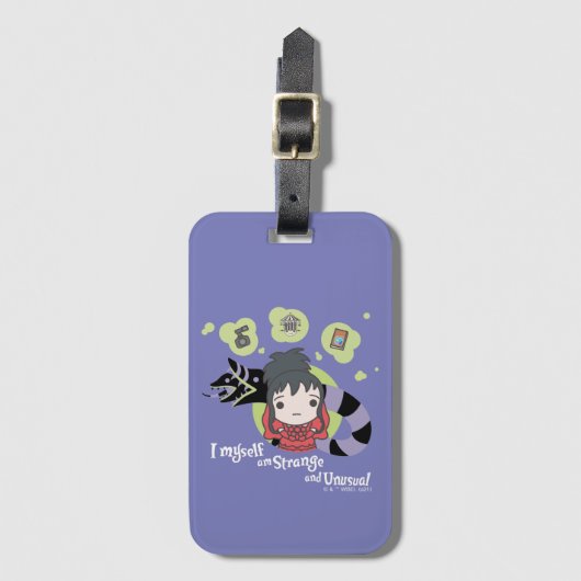 Käfer | Chibi Lydia "Seltsam und ungewöhnlich" Gepäckanhänger (Vorderseite Vertikal)