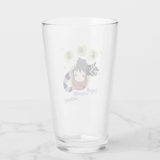 Käfer | Chibi Lydia "Seltsam und ungewöhnlich" Glas (Rückseite)