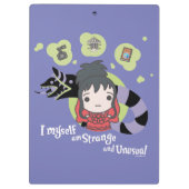 Käfer | Chibi Lydia "Seltsam und ungewöhnlich" Klemmbrett (Rückseite)