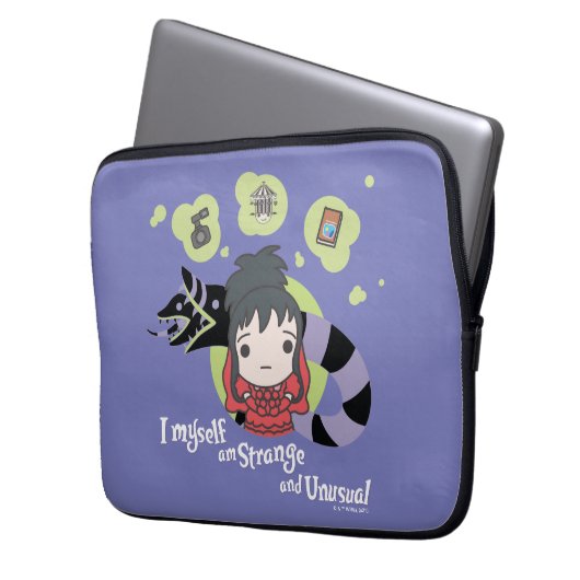 Käfer | Chibi Lydia "Seltsam und ungewöhnlich" Laptopschutzhülle (Vorderseite Links)