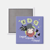 Käfer | Chibi Lydia "Seltsam und ungewöhnlich" Magnet (Vorderseite/Rückseite)