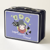 Käfer | Chibi Lydia "Seltsam und ungewöhnlich" Metall Brotdose (Rückseite)