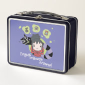 Käfer | Chibi Lydia "Seltsam und ungewöhnlich" Metall Brotdose (Vorderseite)