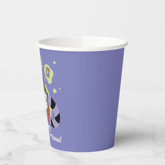 Käfer | Chibi Lydia "Seltsam und ungewöhnlich" Pappbecher (Links)