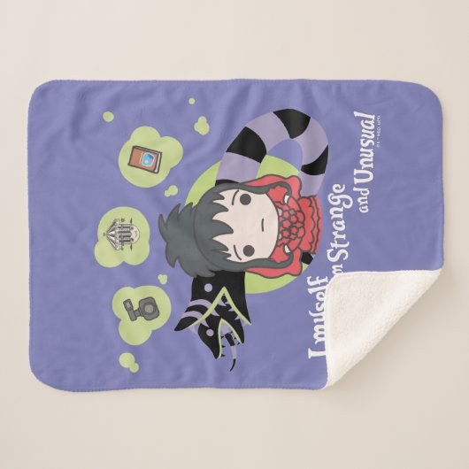 Käfer | Chibi Lydia "Seltsam und ungewöhnlich" Sherpadecke (Vorderseite (Horizontal))