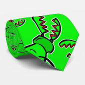 Käfer des grünen Hirsches Krawatte (Gerollt)